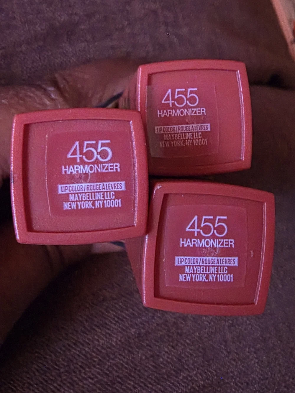Maybelline 455 Harmonizer Lip Color Trio - Vibrant Red
